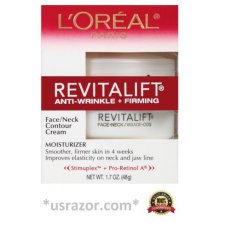 1 Loreal Revitalift Anti-Wrinkle Firming Face Neck Contour Cream Moisturizer 1.7