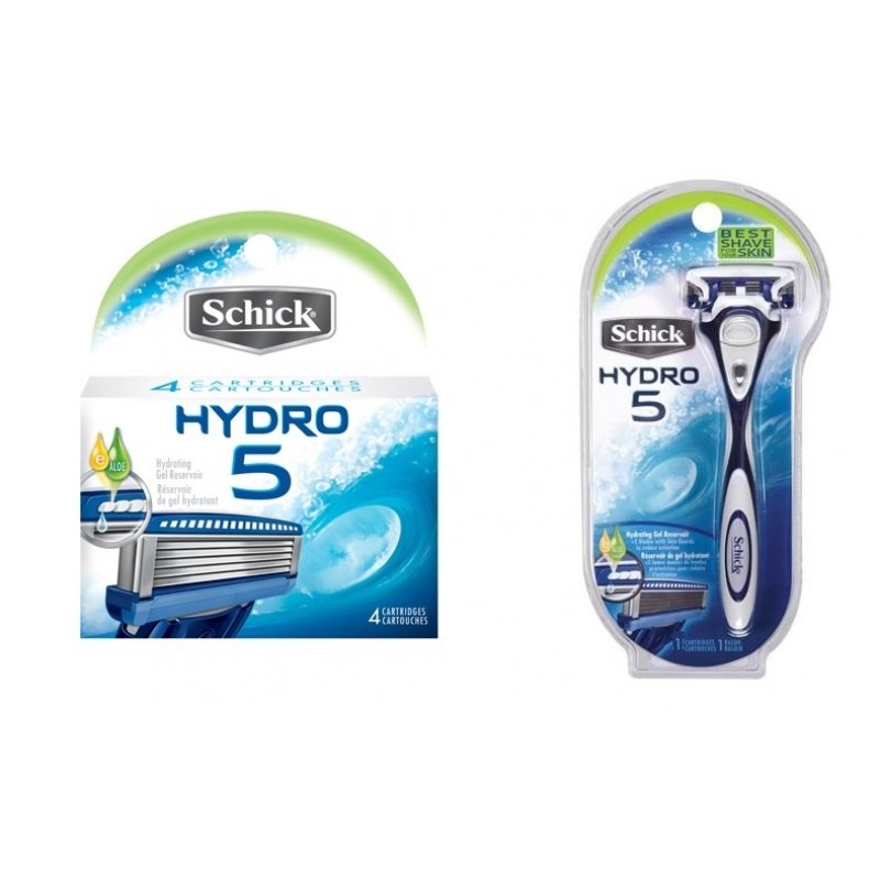 10 Schick Hydro 3 Razor Blades 2*5 Hydro3 Refills Cartridges Shaver