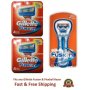 10 Gillette Fusion 5 Manual Men Razor Blades Refill Cartridges Shaver Handle 4 8
