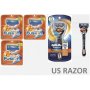 *13 Gillette Fusion Razor Blades Refill Cartridges Proglide FLEX BALL Manual 4 8