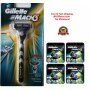 33 Gillette Mach3 8*4 Cartridges Blades Refill Shaver Razors Handle Fit M3 Turbo 