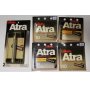 42 Gillette Atra Razor Blades Metal Shaver Handle Non Lubricant Cartridges USA