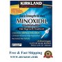 Kirkland 5% Minoxidil Hair Loss Regrowth Treatment GENERIC ROGAIN 6 months Supply
