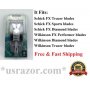 Schick FX Diamond  Razor 2 blades Cartridges Shaver Handle fit Tracer Performer