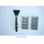 9 Schick Quattro Men Refills Blades Cartridges Fit Titanium Razor Shaver Germany 