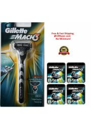 33 Gillette Mach3 8*4 Cartridges Blades Refill Shaver Razors Handle Fit M3 Turbo 