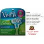 4 Gillette Venus Embrace Razor Blades Refill Cartridges 