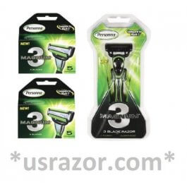 11 Personna Magnum3 Razor Blade Refill Cartridge Cheaper than Gillette Schick 