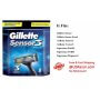 8 Gillette Sensor 3 Razor Blades Cartridges Refills Fits Excel Shaver 