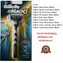 Gillette Mach 3 Razor Blade Handle Refill Cartridge Shaver Fit Turbo M3 Power