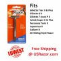 Gillette Trac II Metal Razor Fits Schick Super 2 Blades 