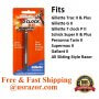 Gillette Trac II Razor 7 Clock P ll Metal Shaver Handle Fits Schick Super II Blade