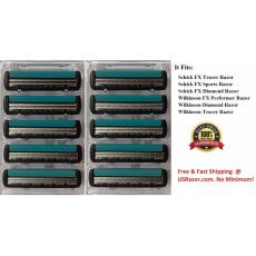 10 Schick FX Diamond Razor Blades Fits Performer Tracer