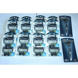 82 Schick Tech4 Blades Fits Quattro Men Women Titanium Razor  