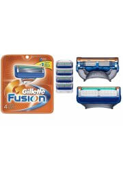 4 Gillette Fusion Razor Blade Cartridge Refill Flexball 