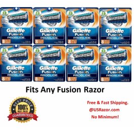 64 FUSION Proglide Gillette Razor Blades  
