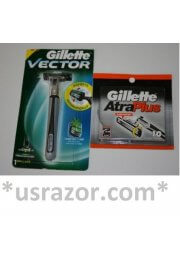 11 ATRA Plus BLADES GILLETTE Cartridges Refills Vector Razor Authentic Shaver US