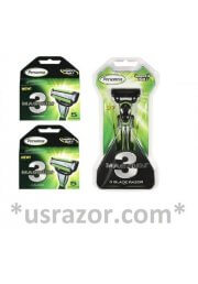11 Personna Magnum3 Razor Blade Refill Cartridge Cheaper than Gillette Schick