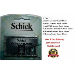 SCHICK FX DIAMOND 10 BLADES REFILLS 