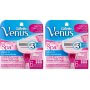 12 Gillette Venus Breeze Spa Razor Blades Cartridges Refill Shaver Women USA 2*6 