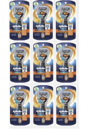 # 9 FLEX BALL Gillette FUSION Proglide Manual FlexBall Razor Handle Shaver Blade 