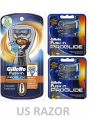 9 FLEX BALL Gillette FUSION Proglide Manual Razor Blades Cartridge Flexball Shaver Refill 