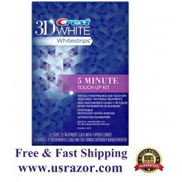 28 Crest 3d White 5 Minute Touch up Kit Whitestrips Dental Strips Whitening 