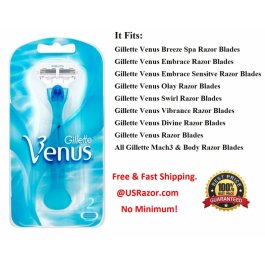 Gillette Venus Razor Cartridge Blade Refill Handle Shaver USA 