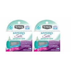 8 Schick Hydro Silk Sensitive Care Razor Blades