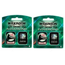 8 Wilkinson Fit Schick FX Diamond Blades Tracer Razor 