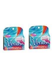 8 Gillette Venus Vibrance Razor Blades Refills Cartridges 