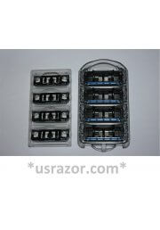 8 Mix Refill Quattro 4-4 & 5-Blades Cartridge fit Titanium Razor Shaver Germany