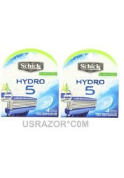 8 Schick Hydro5 Razor Blades Cartridges fits Power Shaver Replacement Refills 4