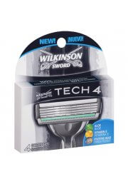 8 Schick Tech4 Blades Fits Quattro Men Women Titanium Razor 