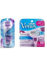 8 Venus Breeze Cartridges Blades Razor Gillette Handle + 6 Shaver Refills USA 
