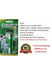 Laser Stroke Fits Gillette Atra Razor Blades Cartridges