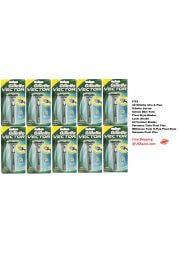 10 Gillette Vector Fits Atra Plus Razor Blades Cartridges Refill Handle Shaver 