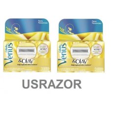 6 Gillette Venus & Olay Razor Blades Cartridges Refills Shaver Authentic New USA