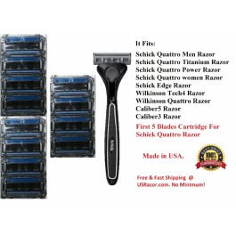 12 Schick Quattro Razors Shaver Handles  