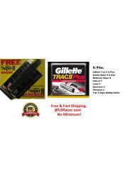 14 Trac II Gillette Cartridge 10 Plus 4 Schick Super 2 Razor Shaver Blade Handle 