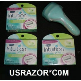 10 Schick intuition razor Blades Women Cucumber Melon Cartridges 