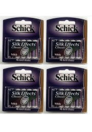 16 Schick Silk Effects Classic Blades Shaver Refills Cartridges fits Plus Razor