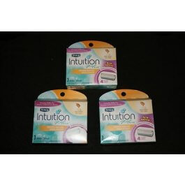 9 Schick intuition razor Blade Handle Women Milk Honey 