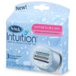 9 Schick intuition razor Blades Refills Women Normal Dry Skin 