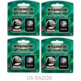 20 Schick Diamond Razor Blades Refills Cartridges Use W Tracer FX  