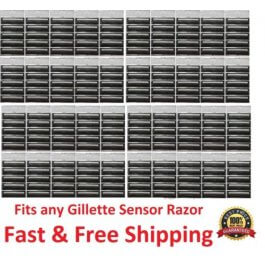 100 Cartridges Fit Gillette Sensor 3 Excel Razor Shaver blade Refills Made in USA 