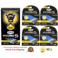 18 Schick Hydro 5 Razor Blades 16 Energize Refills Cartridges Fit Hydro5 3 4 8