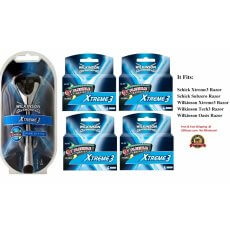 18 Wilkinson Xtreme 3 Razor Cartridges Blades Fit Schick Subzero 