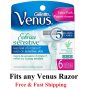 6 Gillette Embrace Sensitive Razor Blades Venus Cartridges Refills