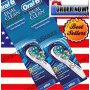 6 Oral B Dual Action  Clean Electric Toothbrush Heads Braun